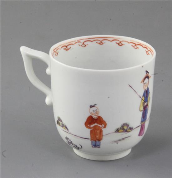 An early Derby coffee cup, c.1756-8, h. 6.2cm, small rim chip